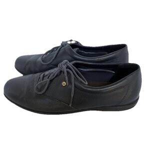 Easy Spirit Women Sz 9 Shoes Anti Gravity EsMOTION Navy Lace‎ Up Leather Comfort